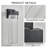 18" Outdoor Led Wall Sconce, 12w Modern Bubble Crystal Light, Weatherproof Black Up & Down Fixture (1-pack)-991456533