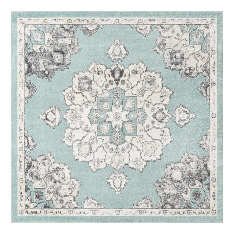 Oriental Indoor Rug, Square 7'10"
