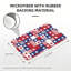 Tapis d'entrée Patriotic Star Stripe Checkerboard