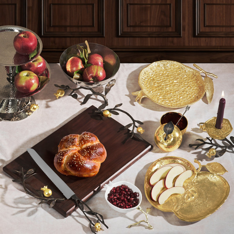 Apple Plate, Silver