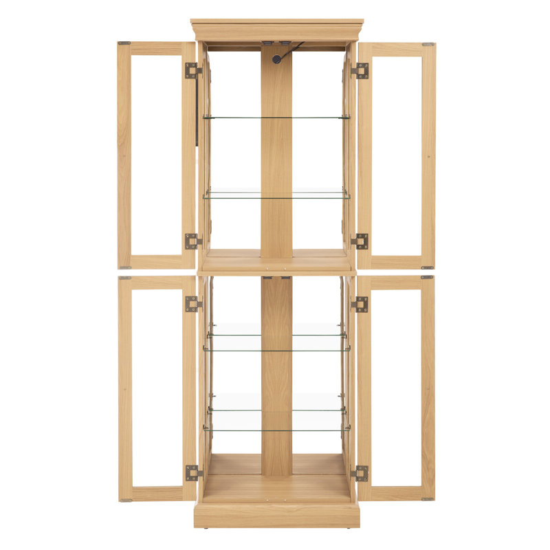 Armoire de rangement exquise avec finition élégante, Chêne clair