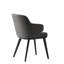 Foyer Upholstered Armchair with Wooden Base-506373474-506373484