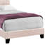 Lit Aena, revêtement en velours, tête de lit capitonnée, bois massif-101759097-101759098