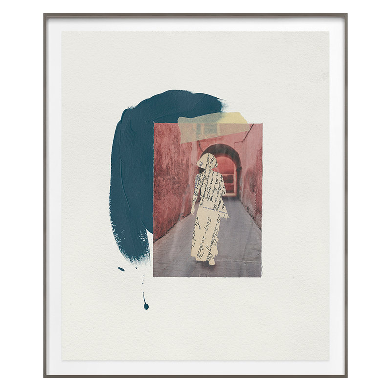 Style Sketch 1 Print by Jones, Emma, Gray Framed, 30" H x 25" W