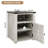 Modern Farmhouse Nightstand with Charging Station-782277555