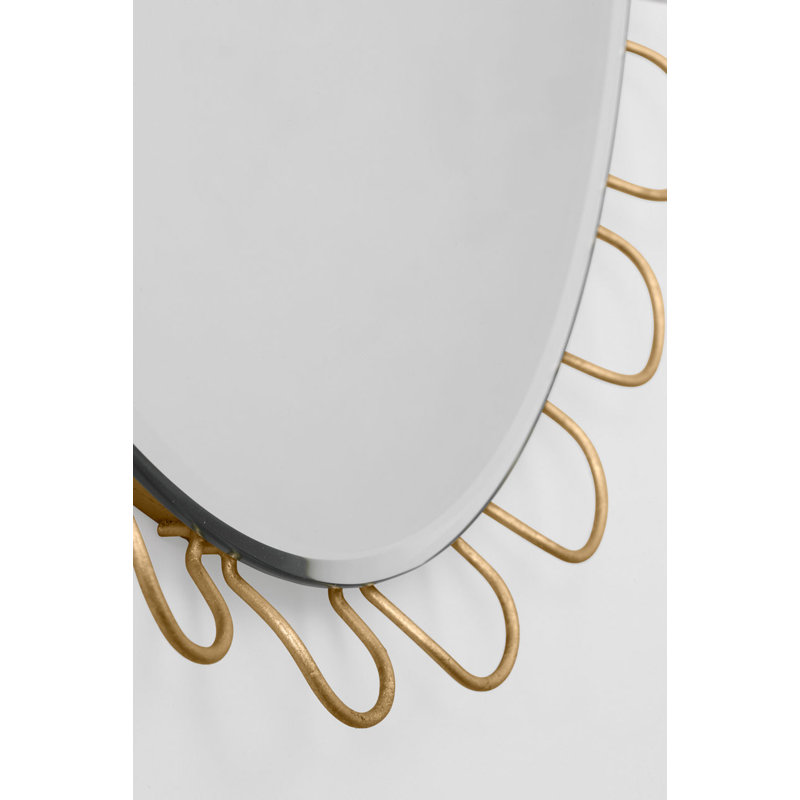 Tirreno Oval Mirror, 30.5" H x 23.5" W x 1.25" D