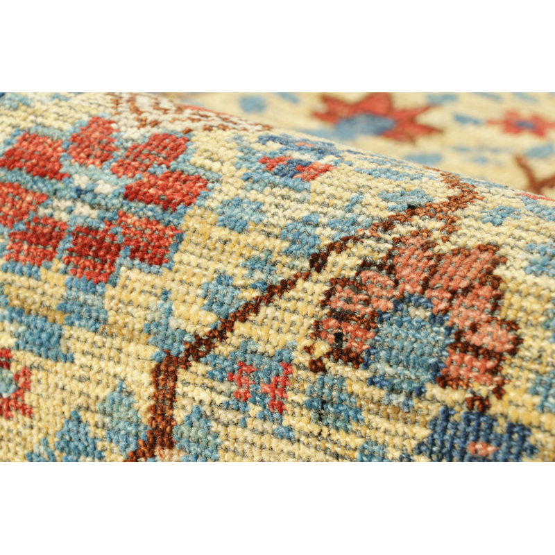 Rug & Kilim’S  Bakhtiari Style Rug In Beige With Colorful Floral Patterns, Rectangle 8' x 10'