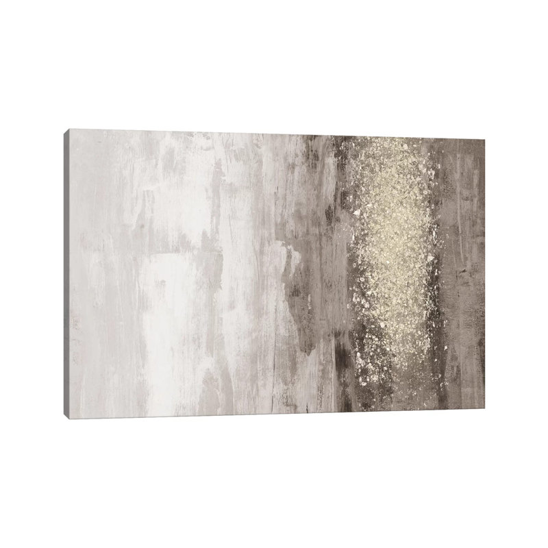Glitter Rain I by Jennifer Goldberger - Wrapped Canvas Painting, 152.5 cm H x 101.5 cm W