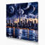 Art urbain sur toile gris avec villes Toronto, Ontario-1044238430