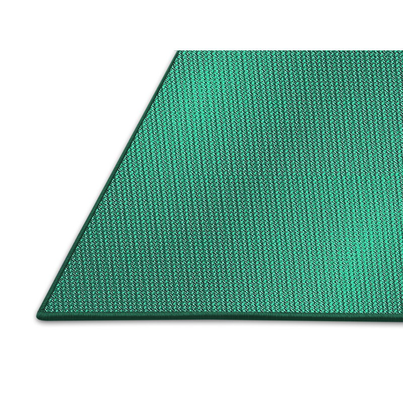 Tapis de zone verte à motifs aqua LaDarrius, Rectangle 2 pi x 3 pi