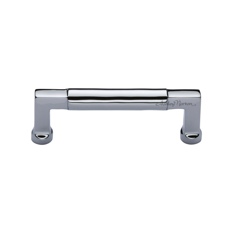 Bauhaus Cabinet Bar Pull, 10", Polished Chrome