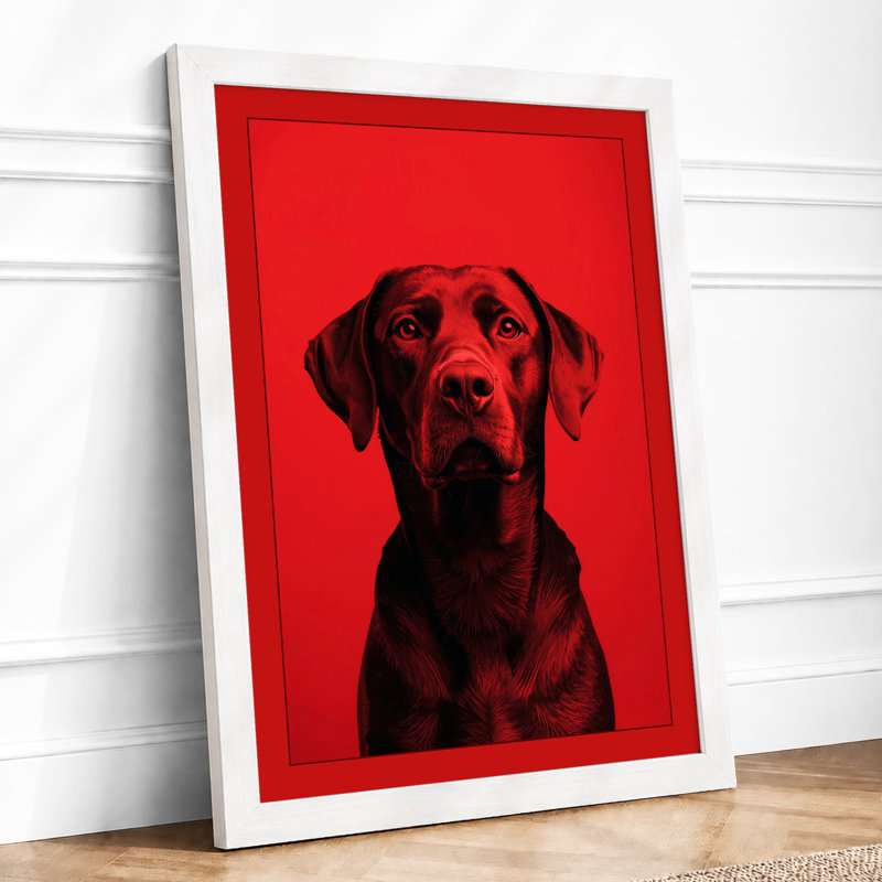 Steady Gaze Modern - Framed Print, A4 - 29.7 x 21.0 cm, White