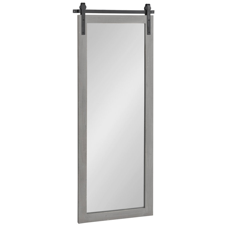 Miroir Dayanah, Gris rustique, 30,25 po x 24 po