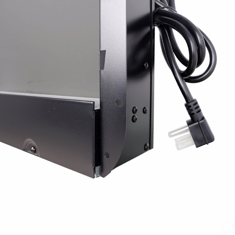 50 Inch Recessed  Thin Wall Mounted Electric Fireplace With Remote And Led Light Heater