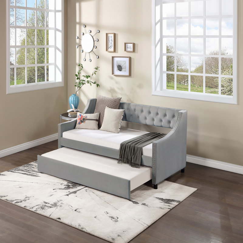 Lits de repos, Gris, Lit simple
