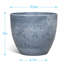 Higold - 10.6 Inch Plastic Plant Pot, Round Garden Pot, Plant Container, Indoor/outdoor Using, Great Home Decoration, Gift For Birthday, Housewarming, Dark Gray, Set Of 2