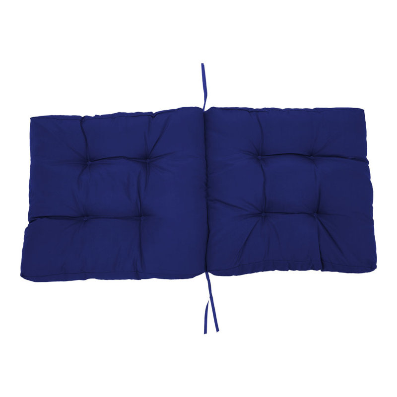 Outdoor Seat/Back Cushion, Navy Blue