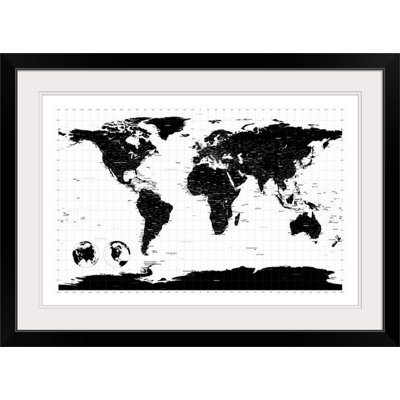 Francy «World Map» par Bellen, impression