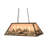 Rustic Lodge 6 - Light Antique Copper Pool Table Lights Pendant