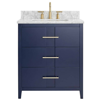 Iconic 30" Freestanding Standard Single Bathroom Vanity with Top