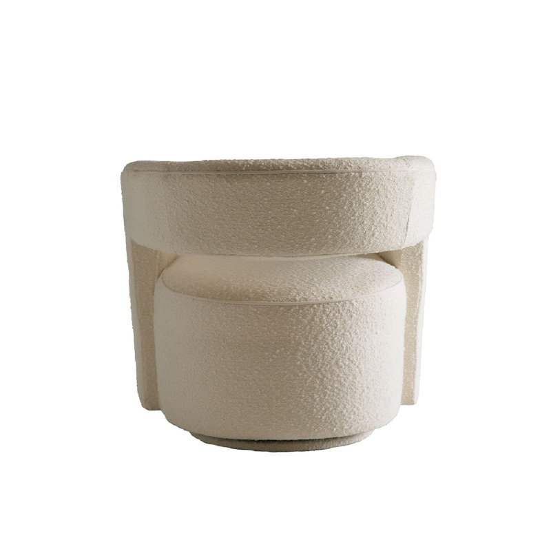 Madison Swivel Armchair, Ivory Linen Blend