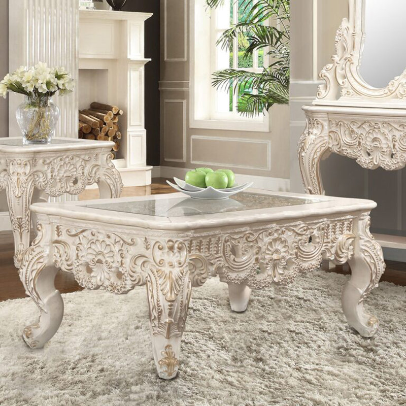 Table basse, Blanc