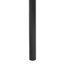 Chaise d'appoint noire Caleb