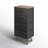 Arnst 36.6'' H 4-Drawer Black Dresser with foldable drawers