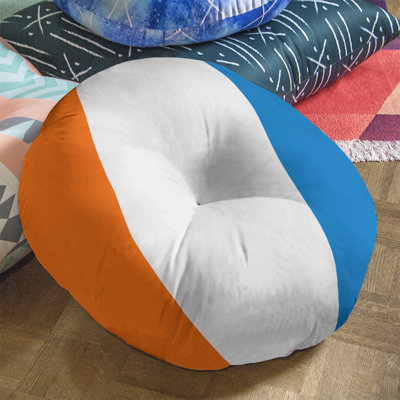 Striped Reversible Throw Pillow