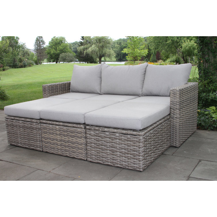 Ensemble de conversation modulaire avec coussins 5 pièces Genesis