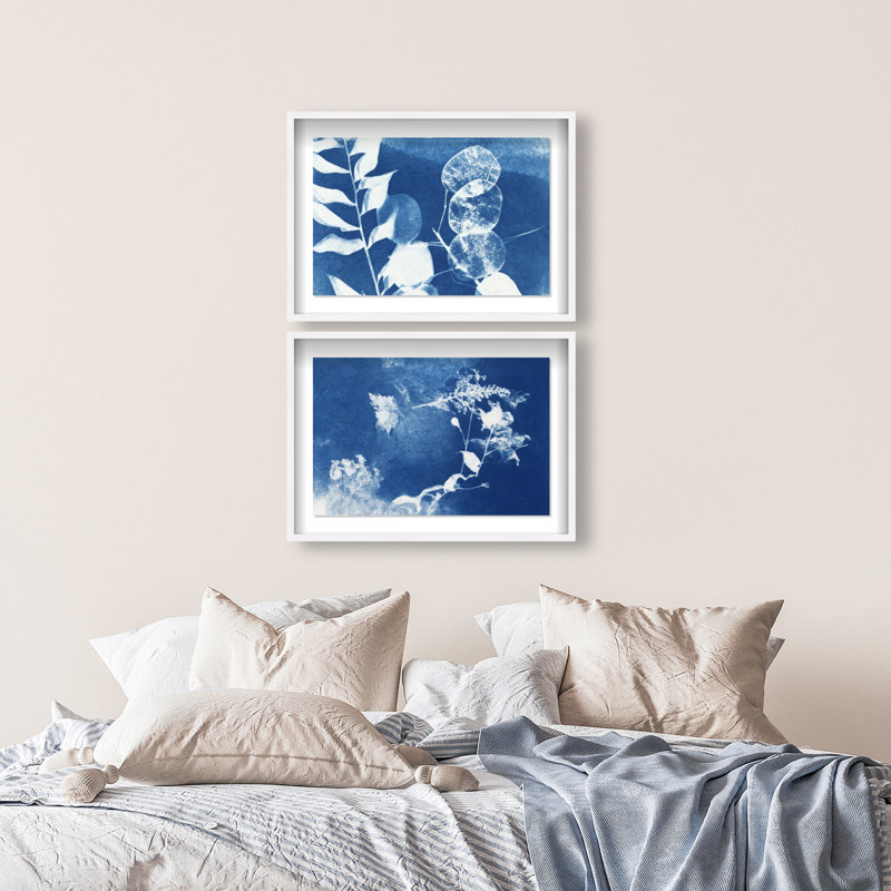 Faded Poetry Set Set by Oliver Gal, 31.5"H x 21.5"W, White Shadowbox
