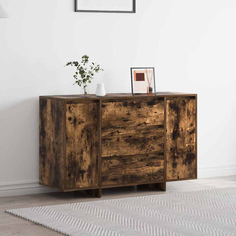 120cm Sideboard, Smoked Oak