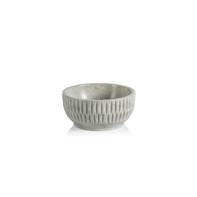 Ivy Bronx Marble Condiment Server