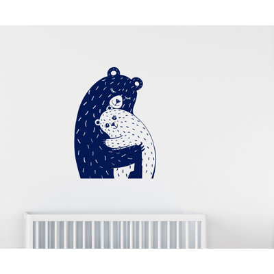 Adhésif décoratif famille d'ours