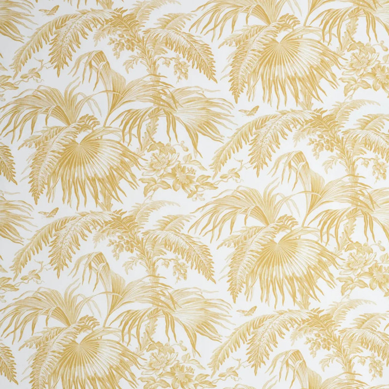 Tissu 100% coton Toile Tropique, Doré