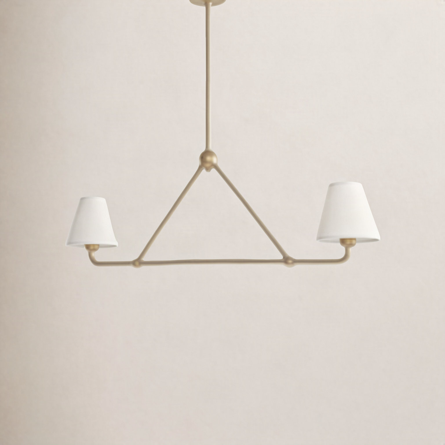 Rome 2-Light Pendant, White