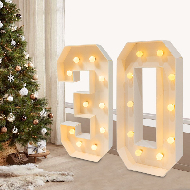 Décoration de fête d'anniversaire 30/40/50, 30