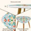 Ensemble de 2 tables basses gigognes Triangle