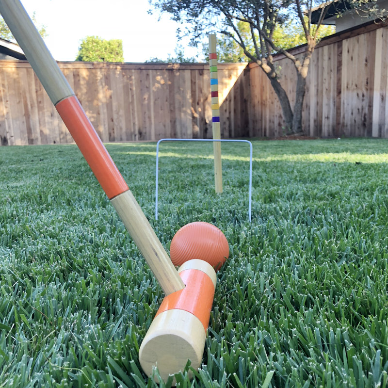 GoSports Standard Croquet Set - 28 Inch Mallets