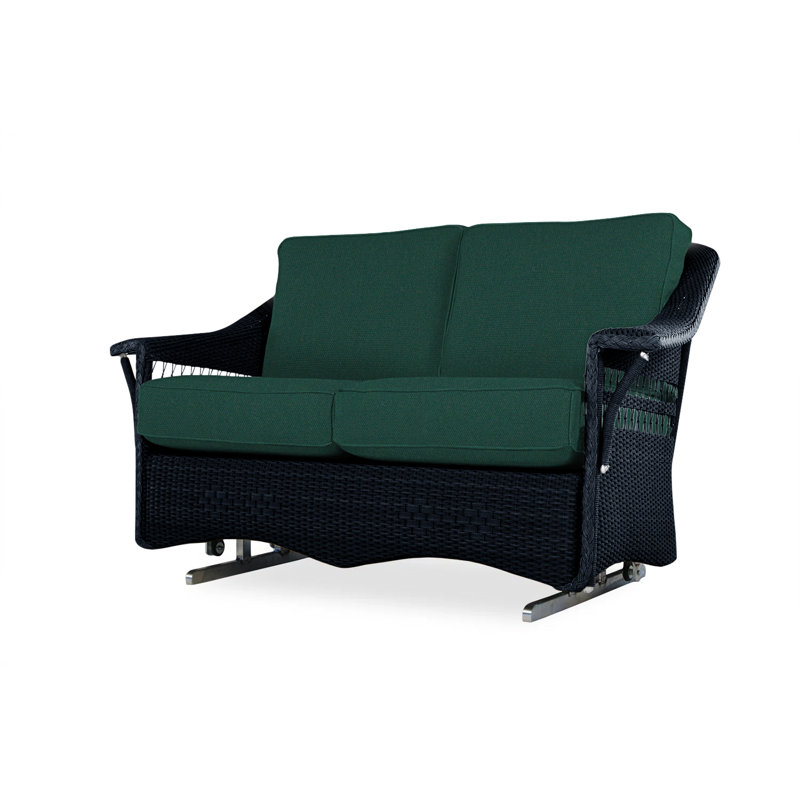 Nantucket Outdoor 2 - Seat Loveseat, Friendly Flax, Ebony