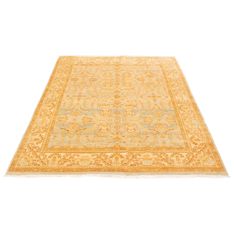 Tapis bleu Ansel Oushak 7 pi 11 po x 10 pi 2 po