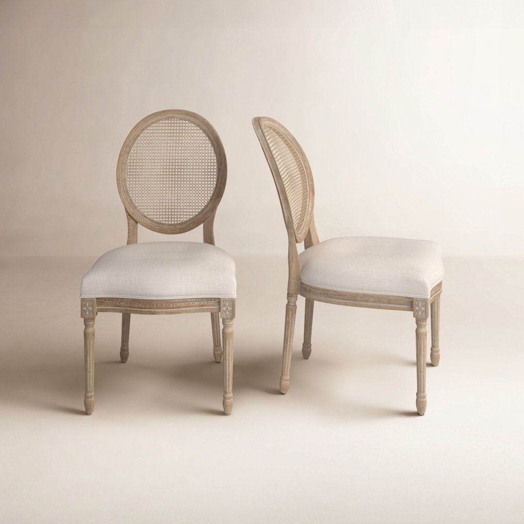 Pelaez 20" Wide Dining Chair with Cane Back (Set of 2) Birch Lane™