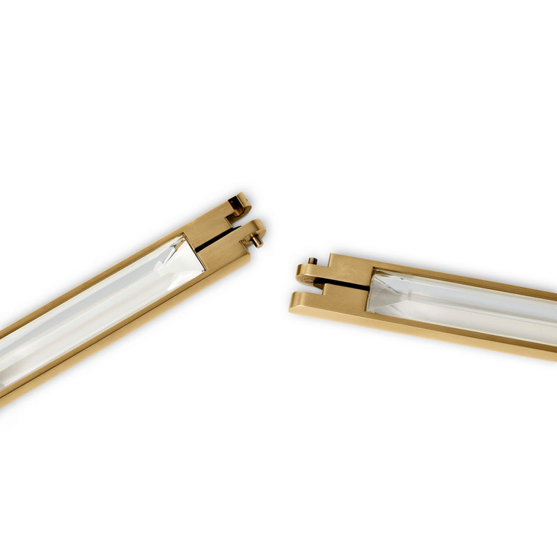 Catena 57 Pendant, Hand Rubbed Antique Brass, 3000 Kelvins, Remote