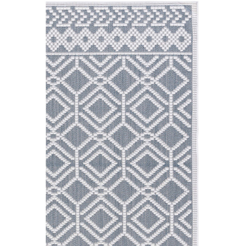 Keyiona Performance Machine Washable Geometric Indoor/Outdoor Area Rug, Rectangle 4' x 6'