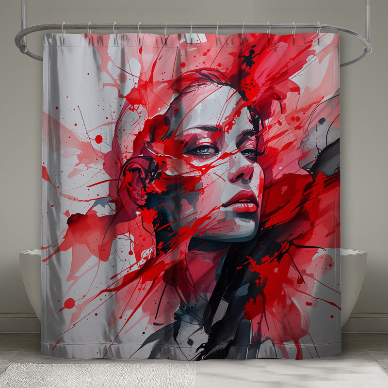 Rideau de douche Portrait - Art Modern Decor, L 70 po x H 84 po
