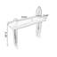Console rectangulaire en bois massif noyer-131256821
