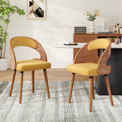 Upholstered Side Chairs with Padded Back