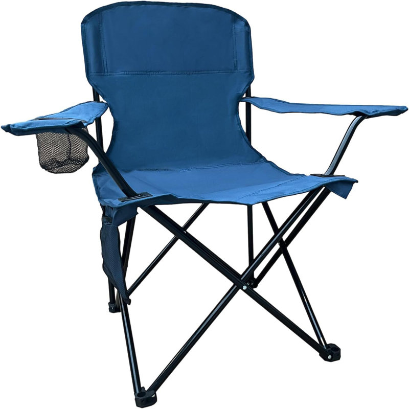 Tashionna Folding Camping Chair, Dark Blue