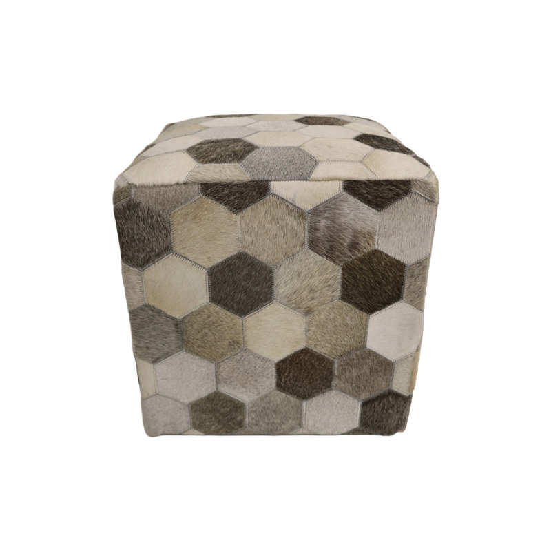 Chelita Leather Ottoman