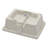 Hokku Designs Maomina 19'' White Ceramic Rectangular Bathroom Sink with Overflow